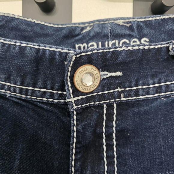 Maurices Blue Boot Cut Jeans with Contrast Stitching Size 11/12 - Picture 6 of 11